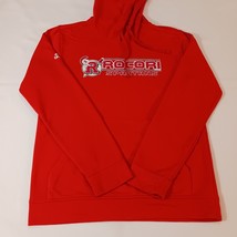 Adidas ROCORI SPARTANS Men's Red Drawstring Pullover Hoodie Sweatshirt Sz Medium image 15