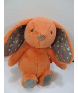 B. Softies Toys Plush Bunny Happyhues Coral Cutie Orange Rabbit Lovey 12... - £18.38 GBP