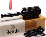 Belula Boar Bristle Round Brush for Blow Drying Set. Round Hair Brush With - £16.76 GBP
