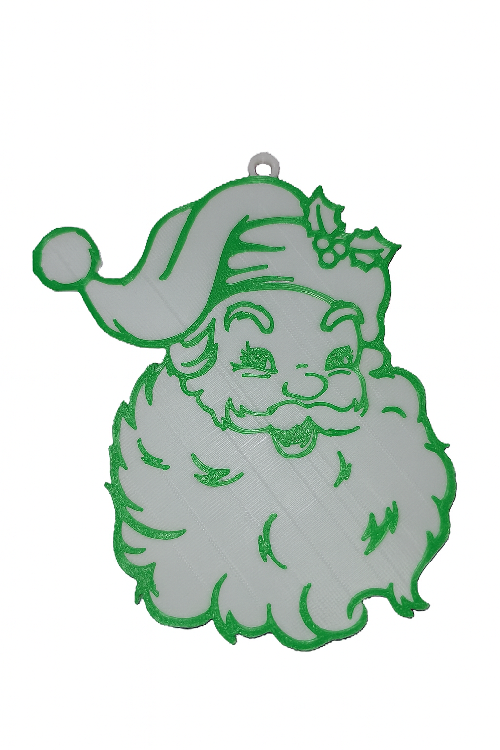 Santa Claus Christmas Holiday Tree Ornament  5x3" Custom Colors 100 Pack Bundle Item image 4