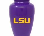 Large/Adult 220 Cubic Inch LSU Tigers Purple Metal Funeral Cremation Urn - $259.99