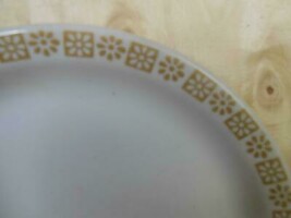 Vintage Shenango China Anchor Hocking Retro Restaurant Ware 9” Dinner Plate USA - £11.10 GBP