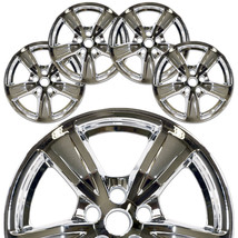 For 2020-2024 Ford Mustang Ecoboost 17&quot; Wheel Chrome Skin Rim Covers Set 4 - £35.96 GBP