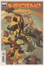 2021 Inferno #1 / X-Men / Marvel Comics / Mystique Nightcrawler White Queen - $192.75 MXN