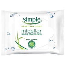 Simple Kind to Skin Cleansing Wipes Micellar 4 Count Gentle and Effective Makeup - £30.36 GBP