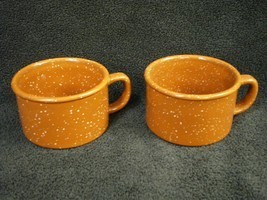 STARBUCKS Camp Style BROWN SPECKLED Small Handled 2006 Soup Bowl COFFEE ... - $29.99
