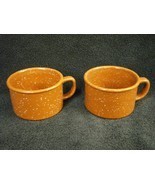 STARBUCKS Camp Style BROWN SPECKLED Small Handled 2006 Soup Bowl COFFEE Cup MUGS - $29.99
