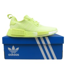 Adidas NMD R1 Womens Athletic Shoes Size 9 Yellow White NEW GX8382 - £78.18 GBP