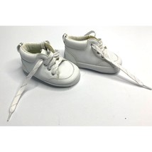 Infant Baby 3 white Lace Tie Up SHoes Sneakers - $171.70 MXN