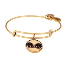 Alex and Ani Mickey Mouse Ear Cap Gold One Size Bracelet AS13DIS07RG - £55.38 GBP