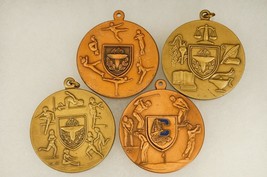 Cyprus High School 1989 Educational Sports Awards Medals Brass Copper Magna Utah - £35.22 GBP