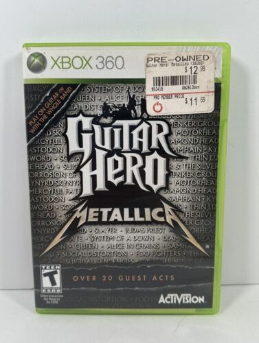 Guitar Hero: Metallica (Microsoft Xbox 360, 2009) COMPLETE! Tested - $38.60