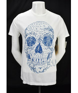 True Religion Fragment Skull Graphic Print Tee T Shirt M - £38.91 GBP