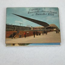 Vintage 1958 Brussells World Fair 10 Foldout Postcards Unposted Souvenir RARE - £19.58 GBP