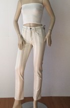 NEW Joe&#39;s Jeans Luna Summer Parasol Stripe Hi-rise Cigarette Jeans (Size... - £55.02 GBP