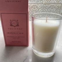 Aquiesse Luxury Soy Candle | 6.5 oz | White Grapefruit Acai Scent | NEW - $34.99
