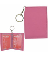 1 Pc Pink Genuine Leather Wallet Slim Bifold Id Credit Card Holder Women... - £11.08 GBP