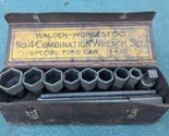 Walden Worchester No. 4 Combination Wrench Set in Original Box Special F... - £72.23 GBP