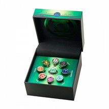 Green Lantern Collector All Lantern Corps Ring Set Multi-Color - £54.33 GBP