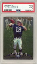 1998 Finest Peyton Manning Rookie #121 PSA 9 P1377 - £44.31 GBP