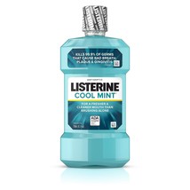 Listerine Cool Mint Antiseptic Mouthwash for Bad Breath, Plaque and Gingivitis,  - £11.18 GBP