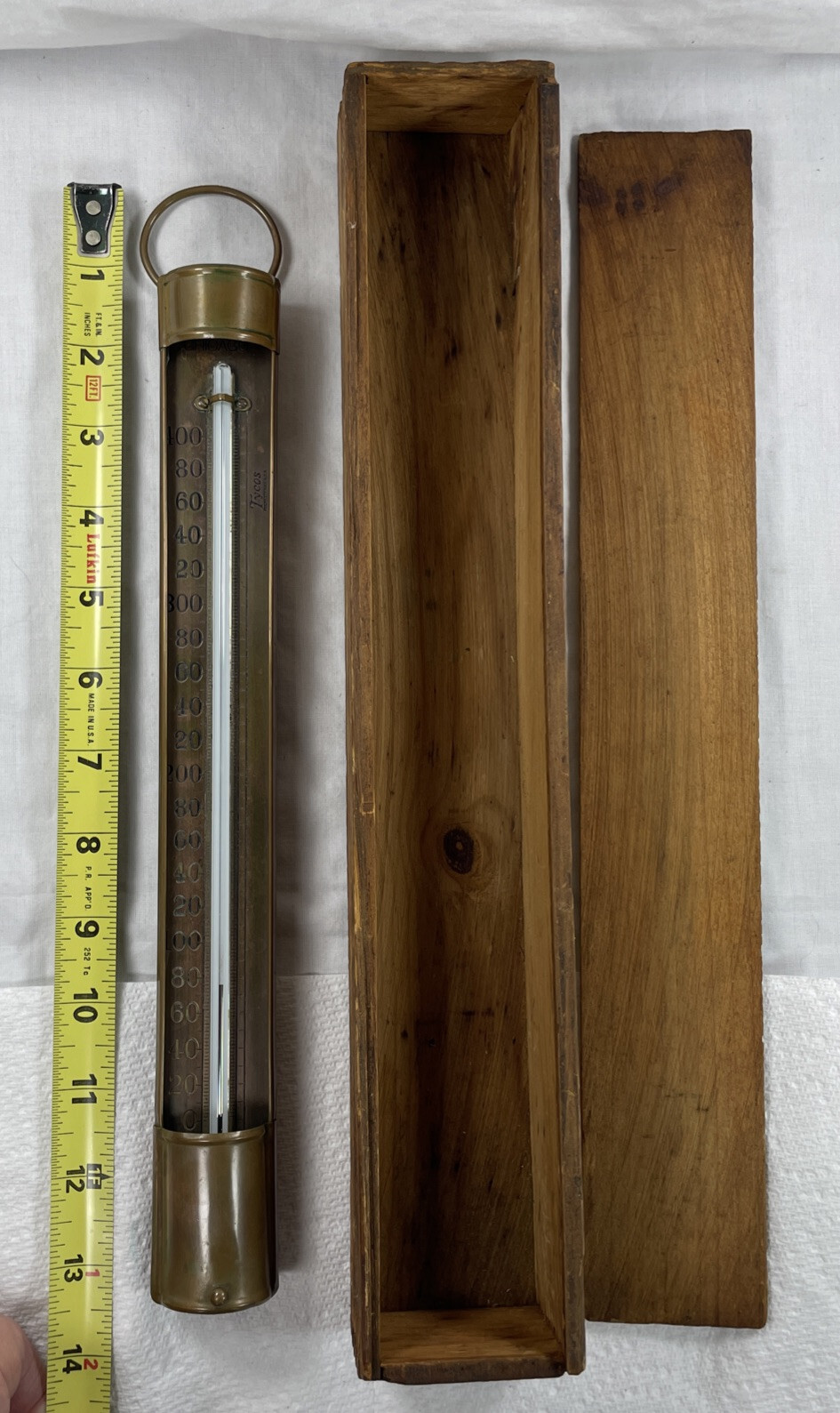Vintage Thermometer W.D. Allen & Company Chicago Brass Thermometer Tycos Item image 4