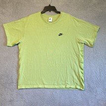 Nike Mens T Shirt Size XXL Green Dri Fit Side Vent Short Sleeve Casual - $14.85