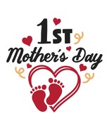 Multipack (5) 1st Mothers Day Heat Transfer - £9.01 GBP