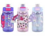 Ello Colby Pop! 14oz Tritan Kids Water Bottle with Fidget Toy, 3-Pack - $34.00