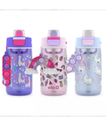 Ello Colby Pop! 14oz Tritan Kids Water Bottle with Fidget Toy, 3-Pack - £26.86 GBP