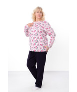 Pajama Set (women) – Warm Fleece, Long Sleeve &amp; Pants,, Demi-season,  No... - €35,37 EUR+