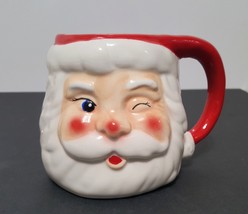 NEW Winking Santa Claus Mug 24 OZ Dolomite - £17.20 GBP