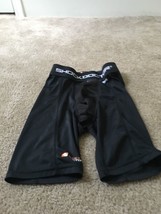 Shock Doctor Boys Black Compression Shorts Fitted Size Large - $34.05