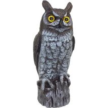 Dalen Fake Owl Decoy to Scare Birds Away from Gardens, Rooftops, and Pat... - $28.74