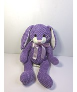 Animal Adventure Purple Lilac Bunny Rabbit Ear Plush Waffle Weave Stuffe... - £19.56 GBP