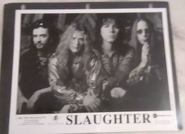 Slaughter Promo Glossy 8X10&quot; + &#39;stick It Live&#39; Ep Cassette Deal - £26.01 GBP