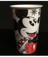Mickey Mouse Mug/Cup &quot;Christmas Magic is Everywhere&quot; Disney Drawing Insu... - £10.01 GBP