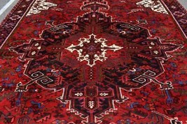 10 x 12&#39;8 Vintage Heris Caucasian Animal Design Handmade Wool Area Rug 10 x 13 - £3,557.02 GBP