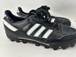 Adidas Option RL 1988 Football Cleats Black - Men's 11 - Leather Vintage Taiwan - £102.83 GBP