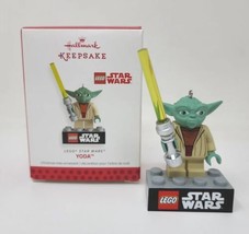 2013 Star Wars LEGO Yoda Hallmark Christmas Ornament Jedi Light Saber NIB U17 - £28.14 GBP