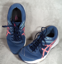 Asics Womens Size 11 Gel-Venture 7 Running Shoes Blue Sneakers Lace Up READ - $17.77
