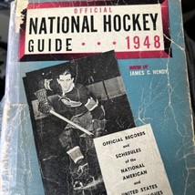1948 NHL Hockey  Media Guide 46-47  stats POOR See Contents List Maurice... - $296.11 MXN