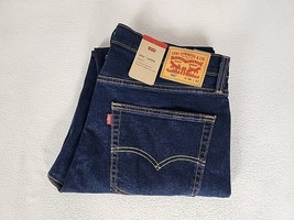 Levi&#39;s 502 Regular Fit Zip Fly Tapered Leg Denim Jeans 36X32 Men&#39;s Dark ... - $36.99