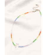 New Gummy Bear Charm Beaded Necklace - $12.35
