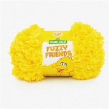 Sesame Street Fluffy Feathers, Big Bird Yellow, 1 Soft Skein - £28.24 GBP