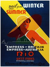 7690.Decoration Poster.Home Room wall design art print.Empress of Britain cruise - £10.49 GBP+