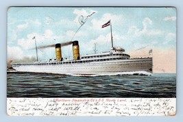 Steamship North Land Northern Steamship Company 1905 UDB Postcard N13 - £4.23 GBP