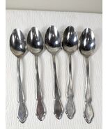 Vintage The Cellar LIVINGSTON place oval soup spoon SET 5 Stainless steel - €14,71 EUR