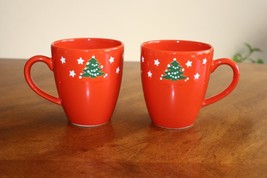 Waechtersbach Christmas Tree Tall Latte Mug Rare Discontinued Red German... - $52.25