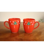 Waechtersbach Christmas Tree Tall Latte Mug Rare Discontinued Red German... - $52.25